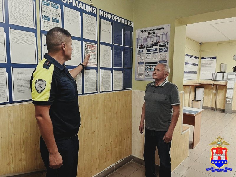 Деятельность сотрудников полиции Черняховска проверил председатель Общественного совета